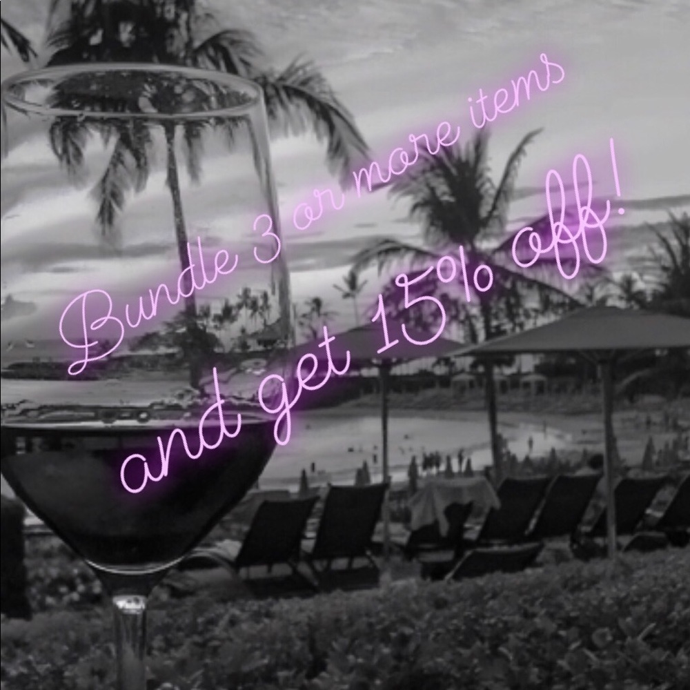 Bundle 3 or more items for 15% off!